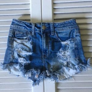 High rise American eagle shorts
